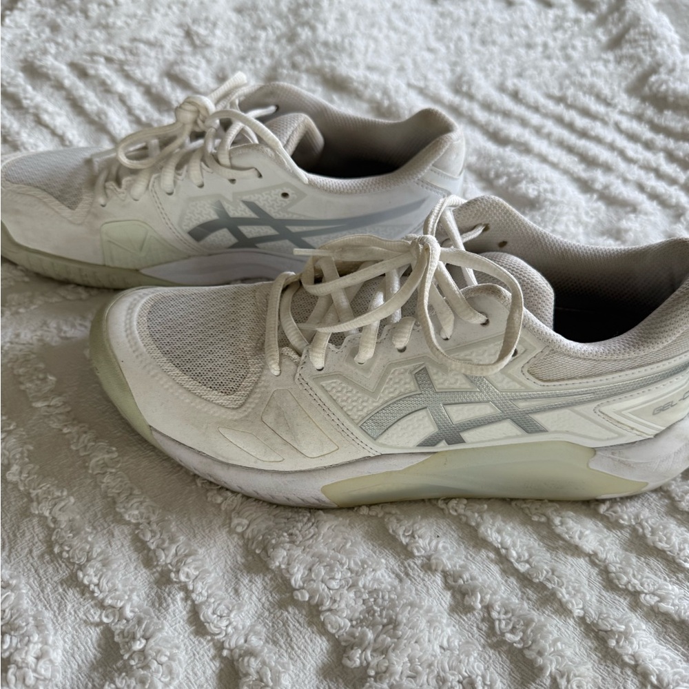 ASICS White and Gray Sneakers